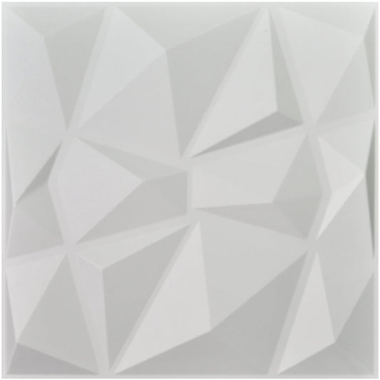 Art3d Decorative 3D Wall Panels Textured Art Diamond Design Pack of 12 Tiles 32 Sq ft