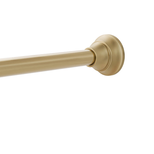 Better Homes & Gardens Rustproof 43â€ to 72â€ Adjustable Tension Decorative Shower Curtain Rod, Brass
