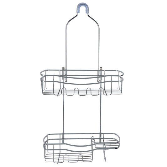 Bath Bliss Ultimate Adhesive Shower Caddy in Chrome