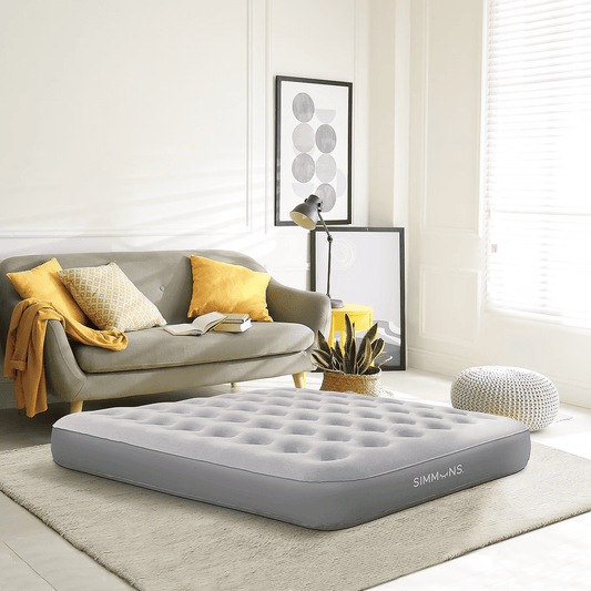 Simmons Comfort Express 10" Queen Air Mattress with AC Pump, 600 lb. Capacity, Comfort Coil Support