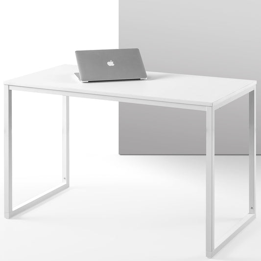 Bellamy Studios Jennifer 55" x 29" Black Frame Desk, Brown