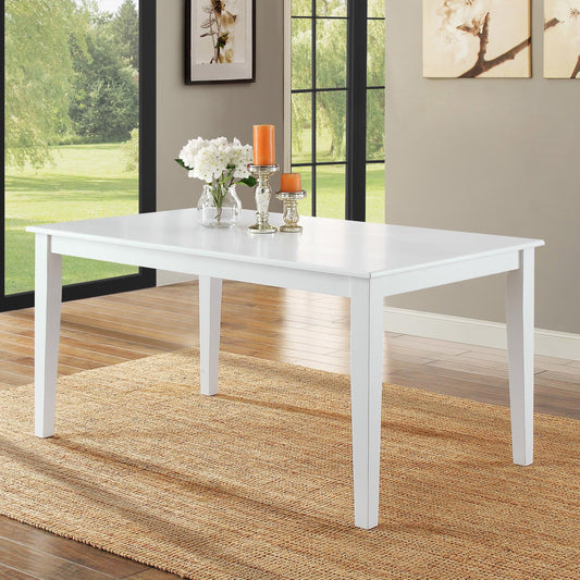 Better Homes & Gardens Bankston Dining Table, White