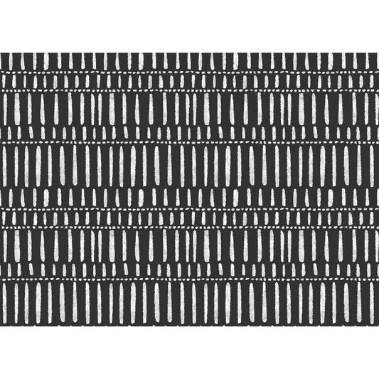 Better Homes & Gardens Gray Peel & Stick Wallpaper, Organic Stripe, 18" x 18.86'