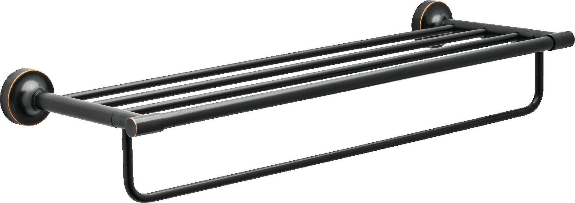 Better Homes & Gardens Holbrook 24" Towel Rack with Item Storage, Oil Rubbed Bronze