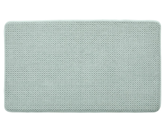 Better Homes & Gardens Signature Soft AlgodÃ³n Memory Foam Tapete de BaÃ±o, Green River, 20" x 34"