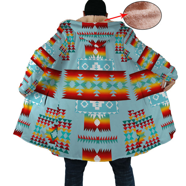 Blue Pattern Style Native