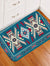 Blue Pink Pattern Native American Doormat