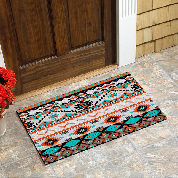 Border Design Patterns Native Doormat