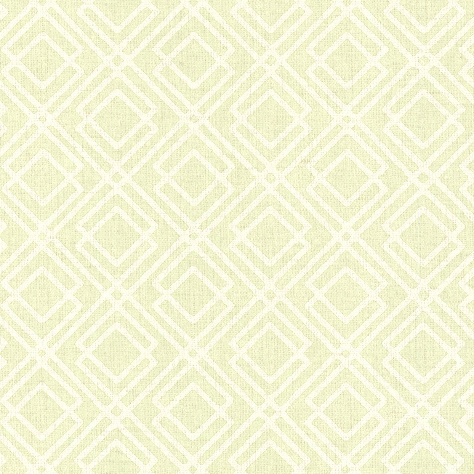 Brewster Lattice Green Milly Wallpaper