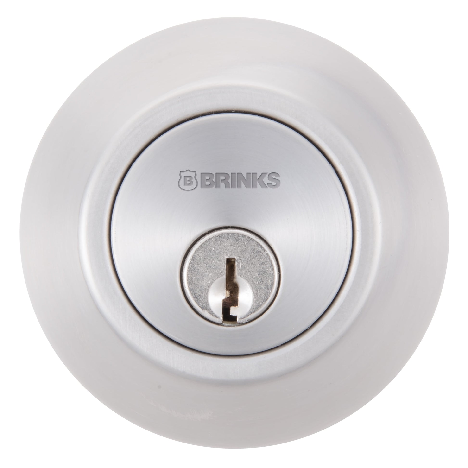 Brinks Mobile Home Single Cylinder Deadbolt Lock, Polished Brass Finish