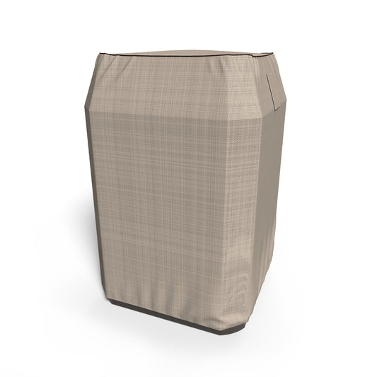 Budge 34"W 34"L Brown / Beige Patio Square AC Cover, English Garden