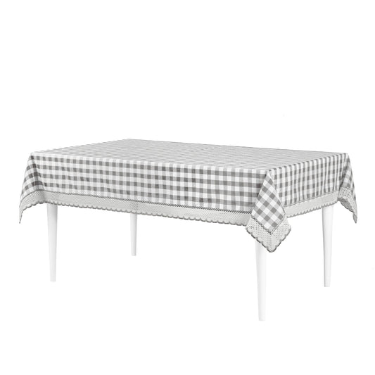 Buffalo Check Plaid Tablecloth - Gray - 60 in x 84 in