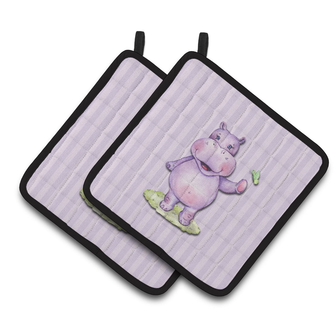 Hippopotamus Pair of Pot Holders