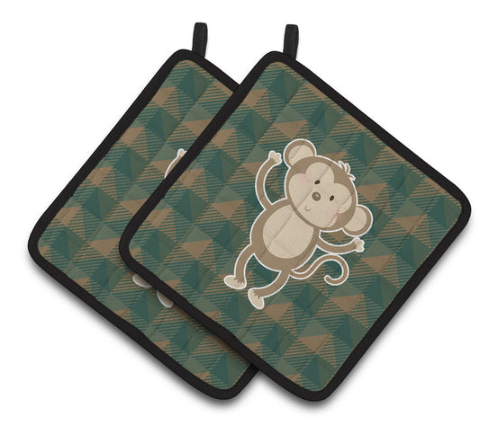 Monkey Pair of Pot Holders