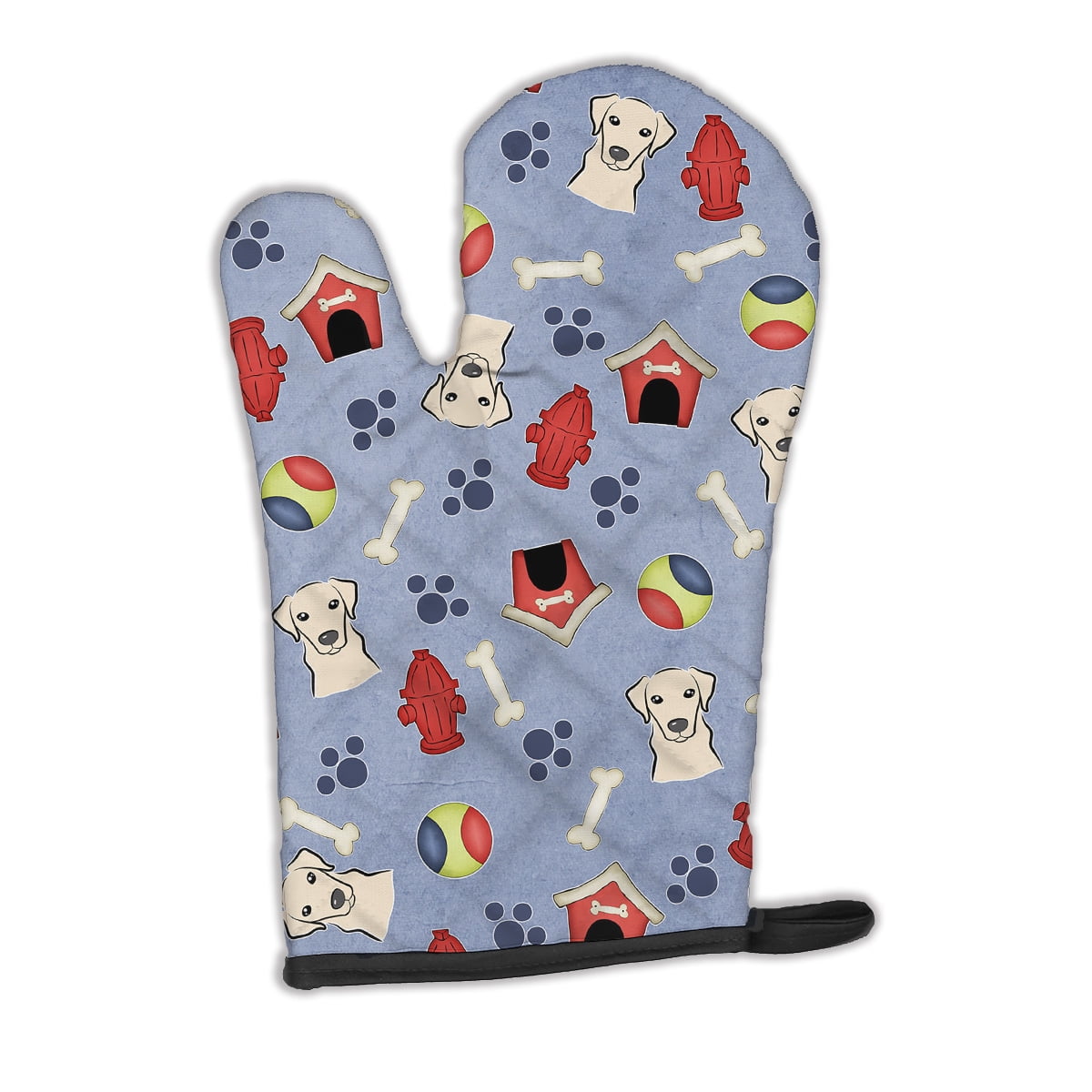 Carolines Treasures BB4001OVMT Dog House Collection Yellow Labrador Oven Mitt Large multicolor