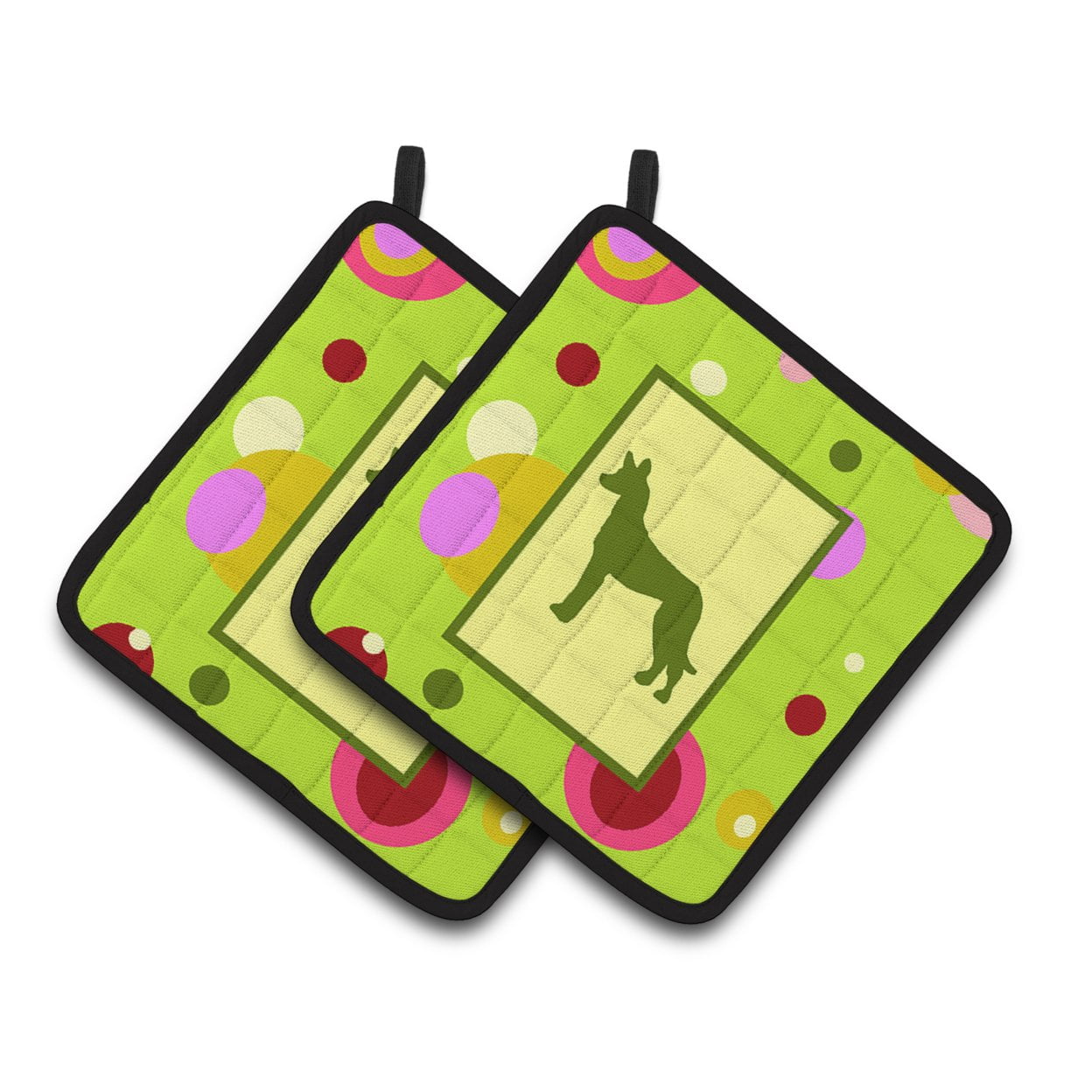 Carolines Treasures CK1050PTHD Pharaoh Hound Pair of Pot Holders , 7.5HX7.5W, multicolor