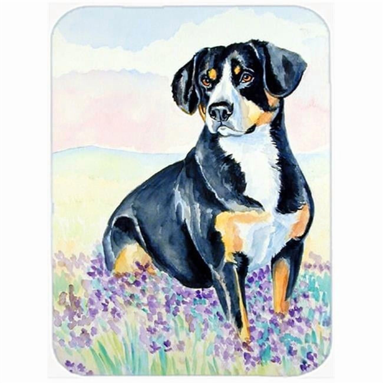 Carolines Treasures Entlebucher Mountain Dog Glass Cutting Board Large 12H x 16W multicolor