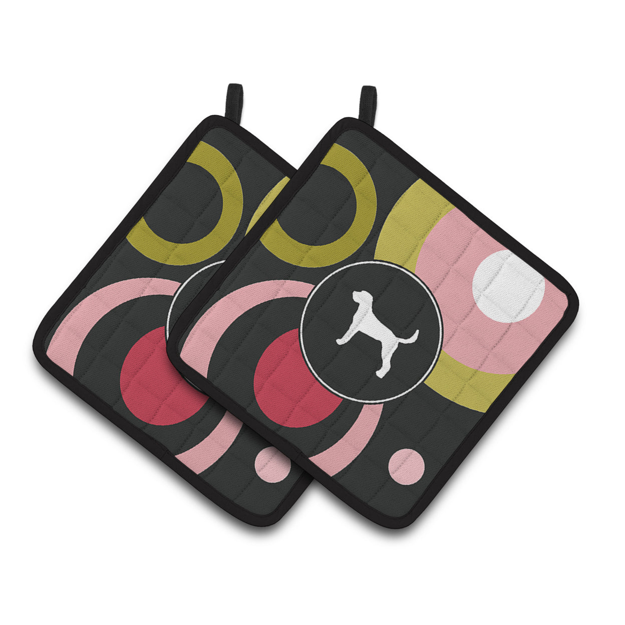 American Foxhound Pair of Pot Holders