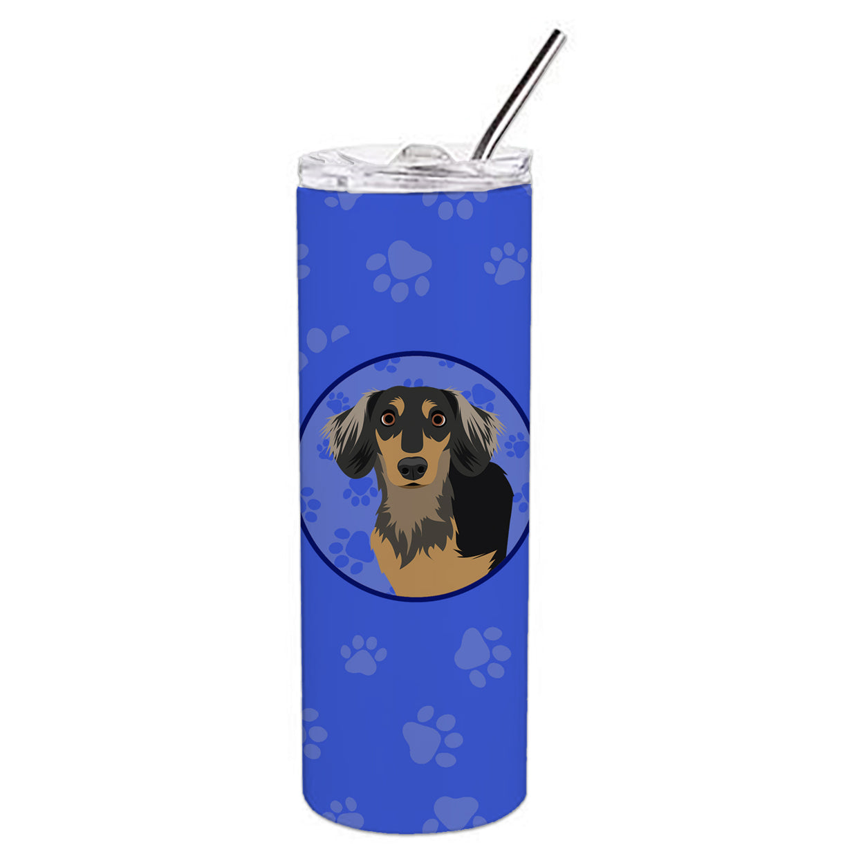 Chihuahua Black and Tan #4  Stainless Steel 20 oz Skinny Tumbler 3 in x 8.25 in