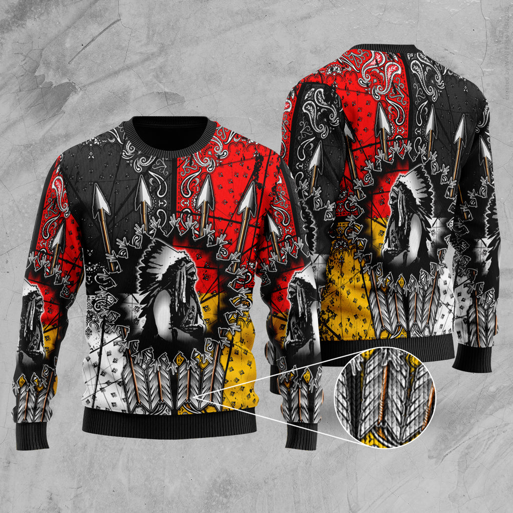 Chief Arrow Native American Sweater