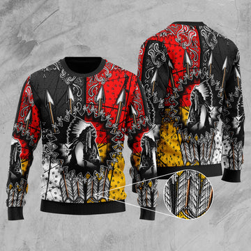 Chief Arrow Native American Sweater