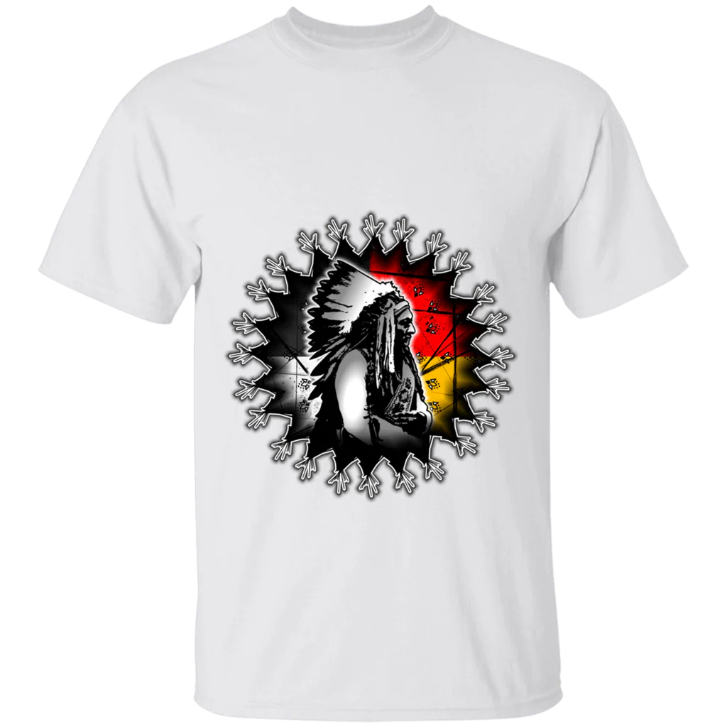 Chief Dreamcatcher Native American T Shirt Tribal Spirit Graphic Tee