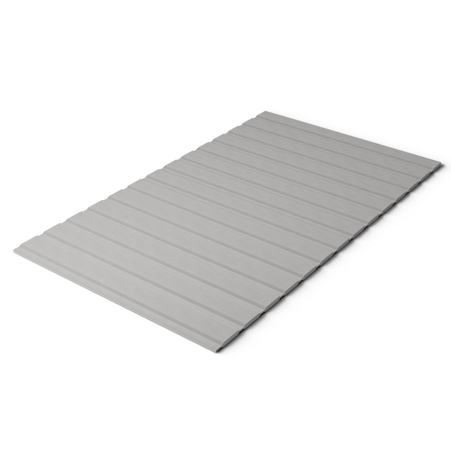 Continental Sleep, 0.75â€ horizontal Mattress Support Wooden Slats with Cover, Twin, Gray