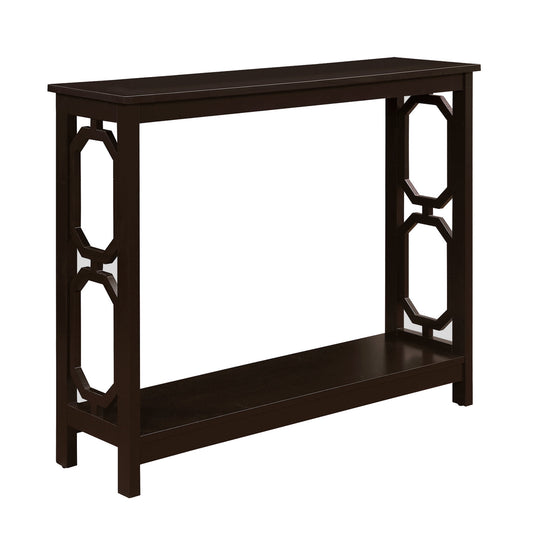 Convenience Concepts Omega Console Table with Shelf, Espresso