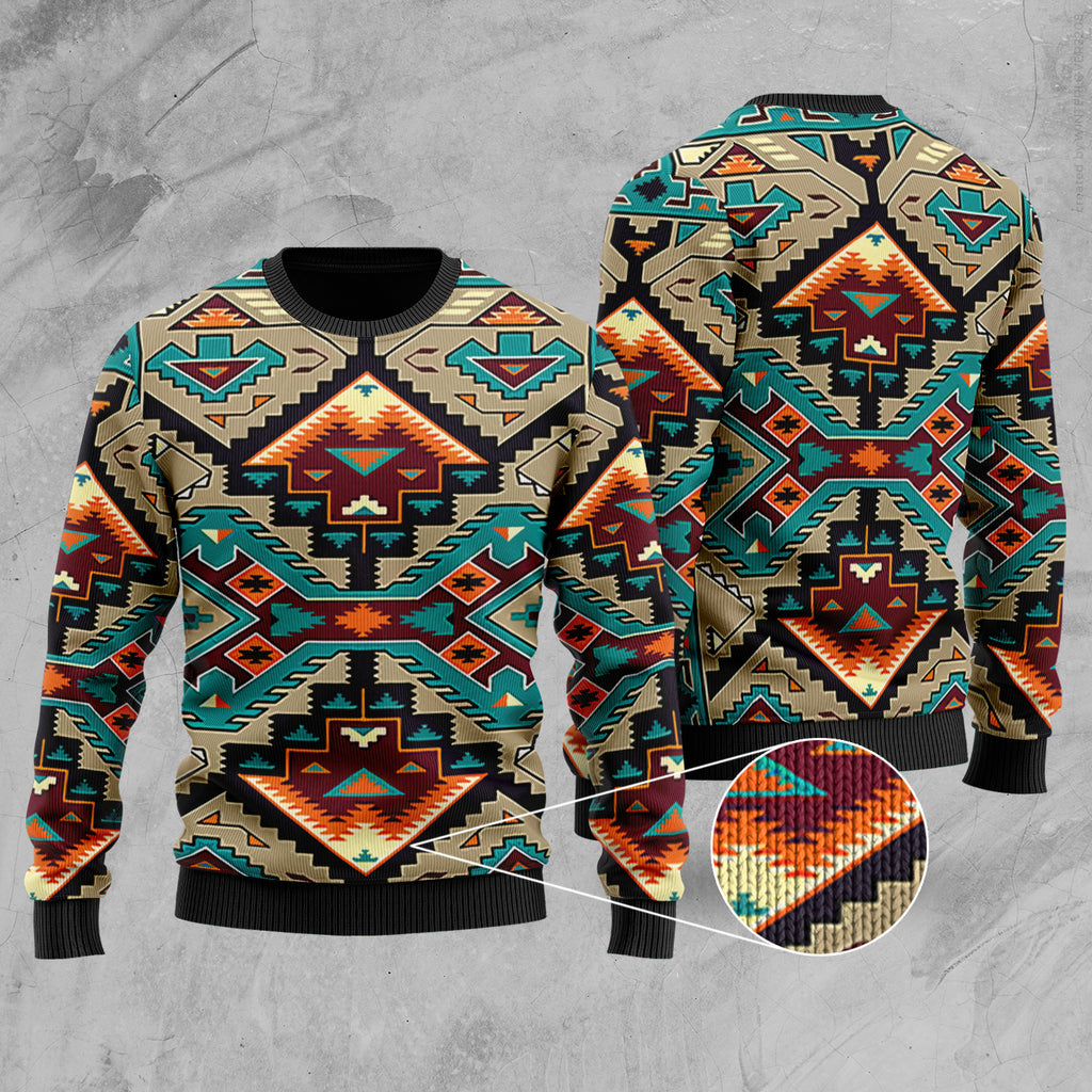 Culture Design Native American Sweater