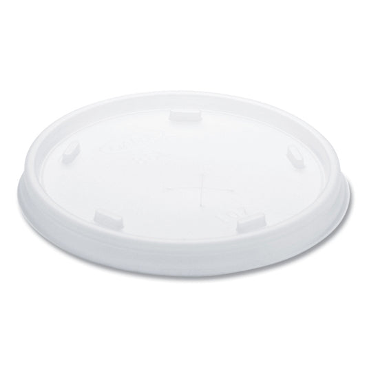 DartÂ® Plastic Cold Cup Lids, Fits 8 Oz To 9 Oz Cups, Translucent, 100 Pack, 10 Packs/carton