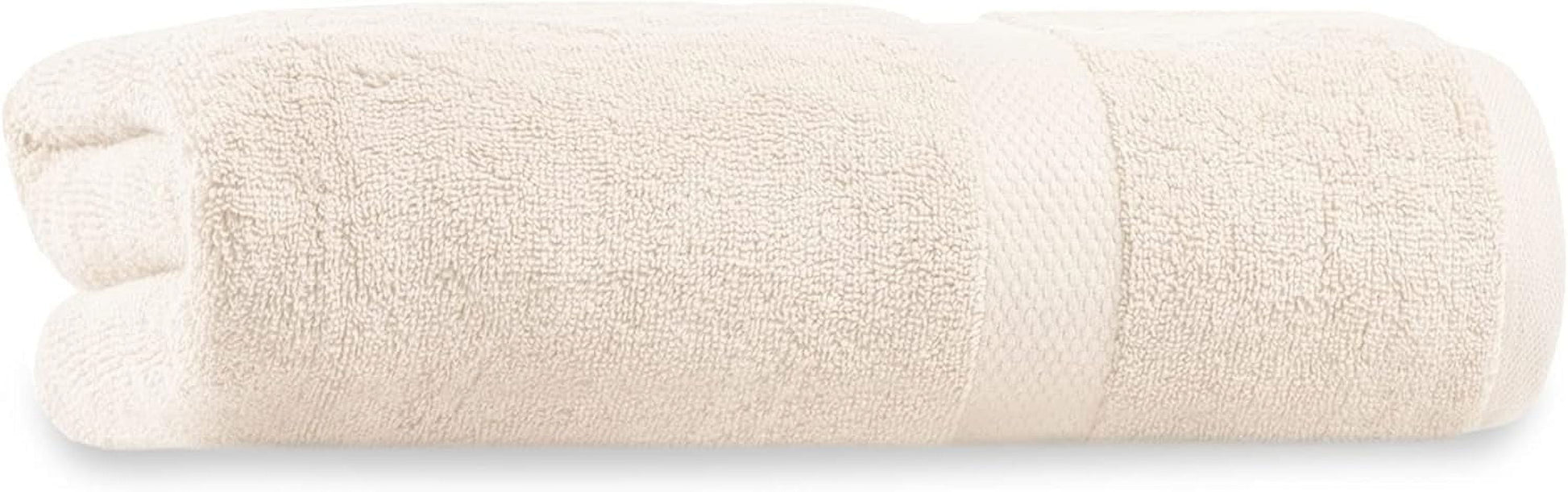 Delara Organic Cotton Bath Sheet 36"x70" 650 GSM Plush Soft Absorbent Quick-Dry Towel, GOTS & OEKO-TEX Certified, Dark Grey