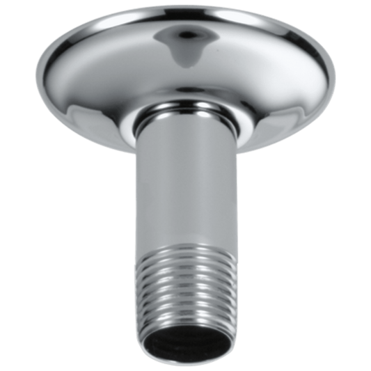 Delta Universal Showering Components Ceiling Mount Shower Arm & Flange in Stainless