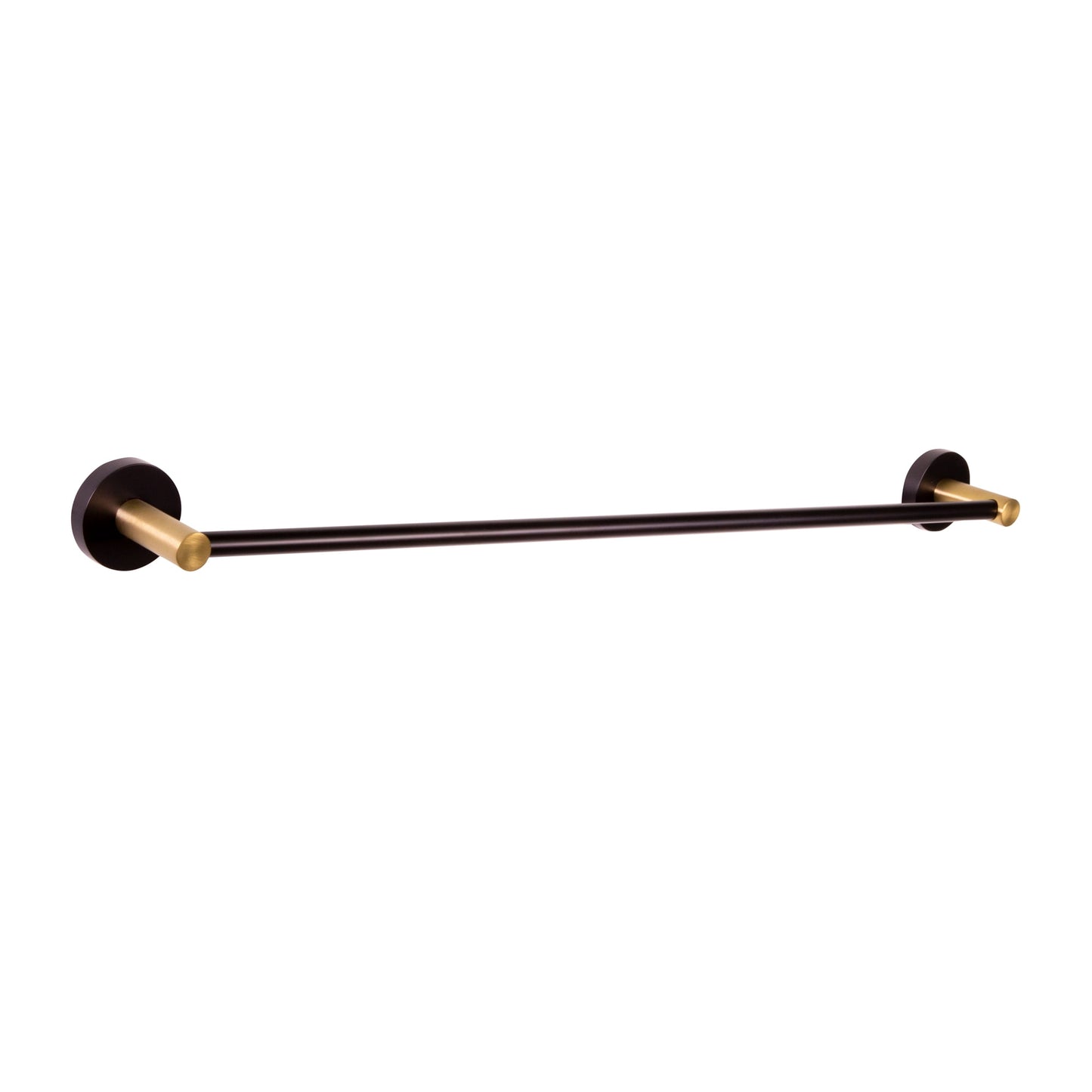 Design House 582726-BGD Kelton 24" Towel Bar Matte Black and Satin Gold