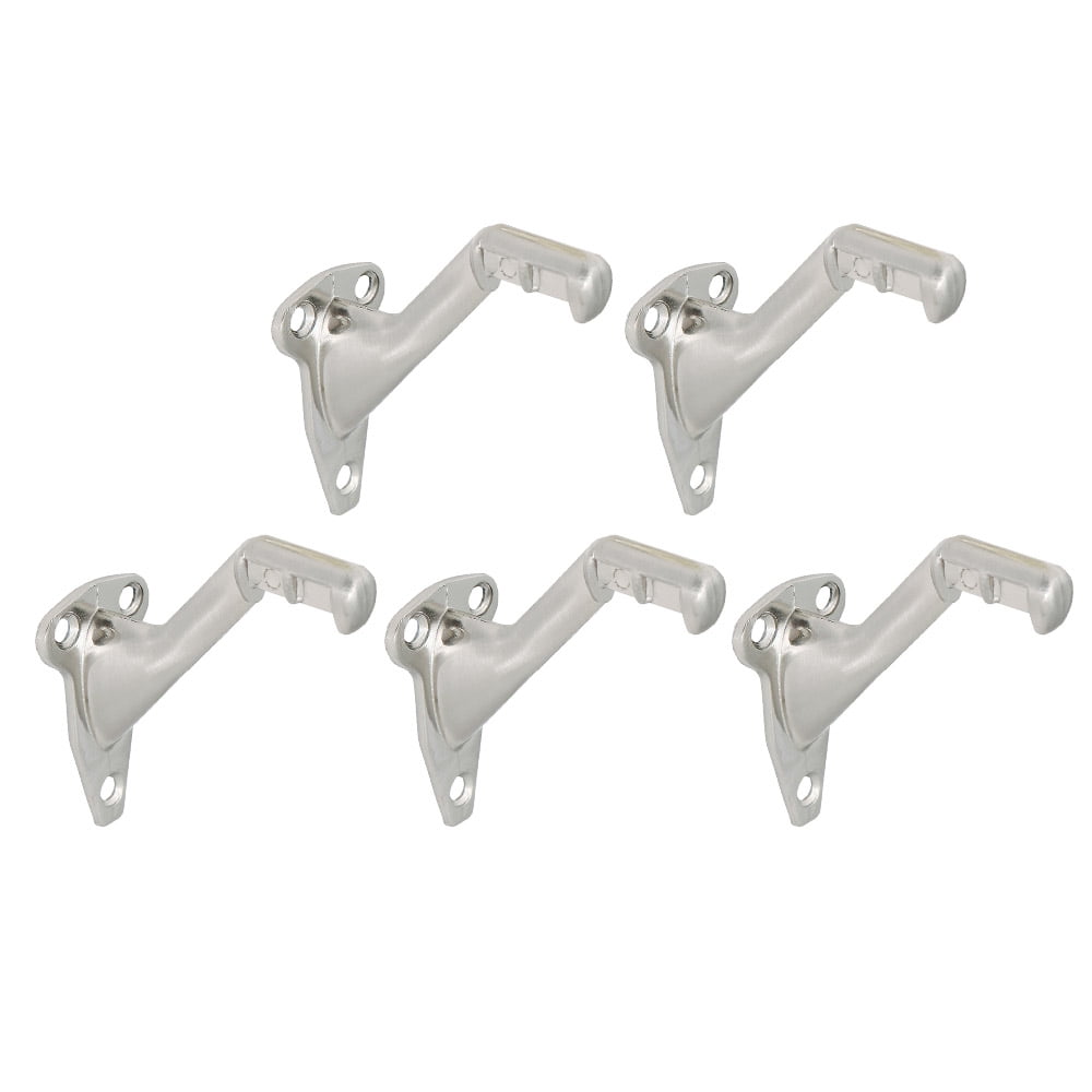 Design House  Standard Zinc Handrail Bracket in Satin Nickel, 5-Pack