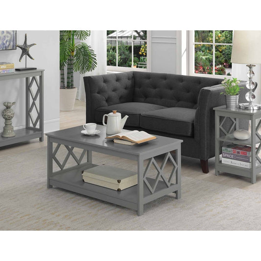 Diamond Coffee Table, Gray