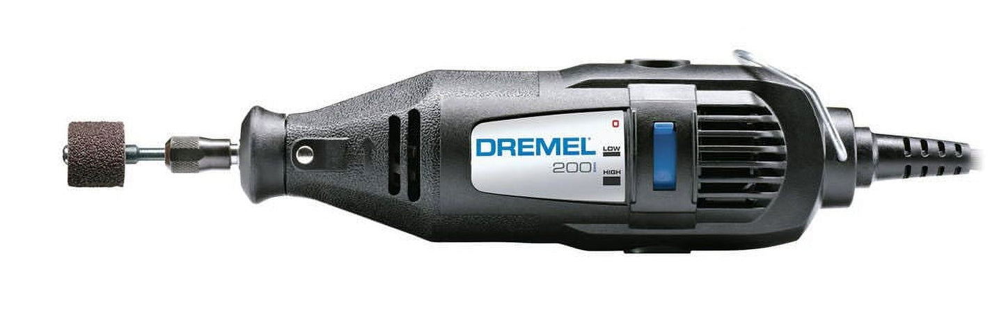 Dremel 200-N/6 Corded 2 Speed Rotary Tool includes 6 Accessories, 0.9A/120 Volts