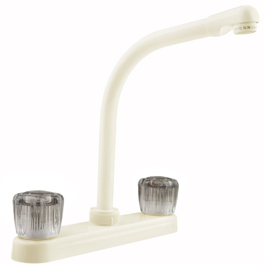 Dura Faucet Grifo de Cocina de Gran Altura para VehÃ­culos Recreativos - Blanco