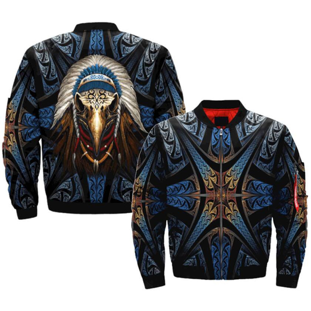 Eagleskull American Native Bomber Jacket