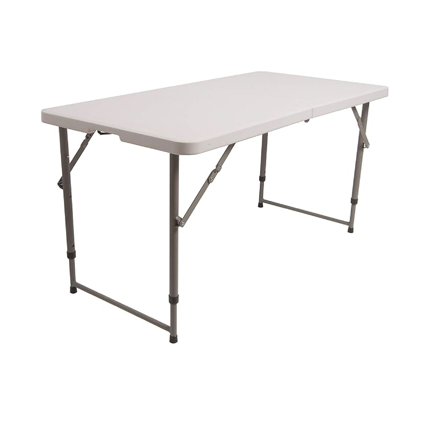 Elevon Mesa Plegable PortÃ¡til Mesa Plegable de 6 Pies, Mesa Plegable Resistente para Interiores/exteriores con Patas y Manija de Acero, Perfecta para Cenar, Acampar, Bodas, Picnic, Temporal