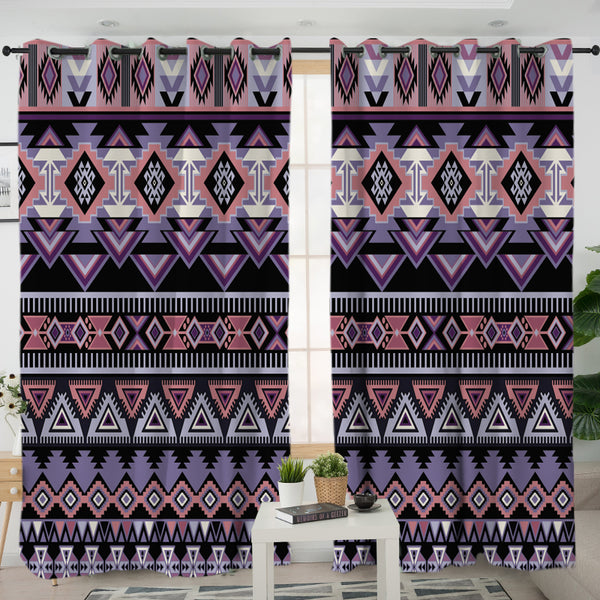 Ethnic Pattern Living Room Curtain
