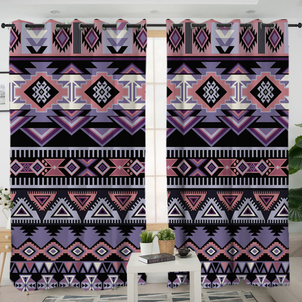 Ethnic Pattern Living Room Curtain