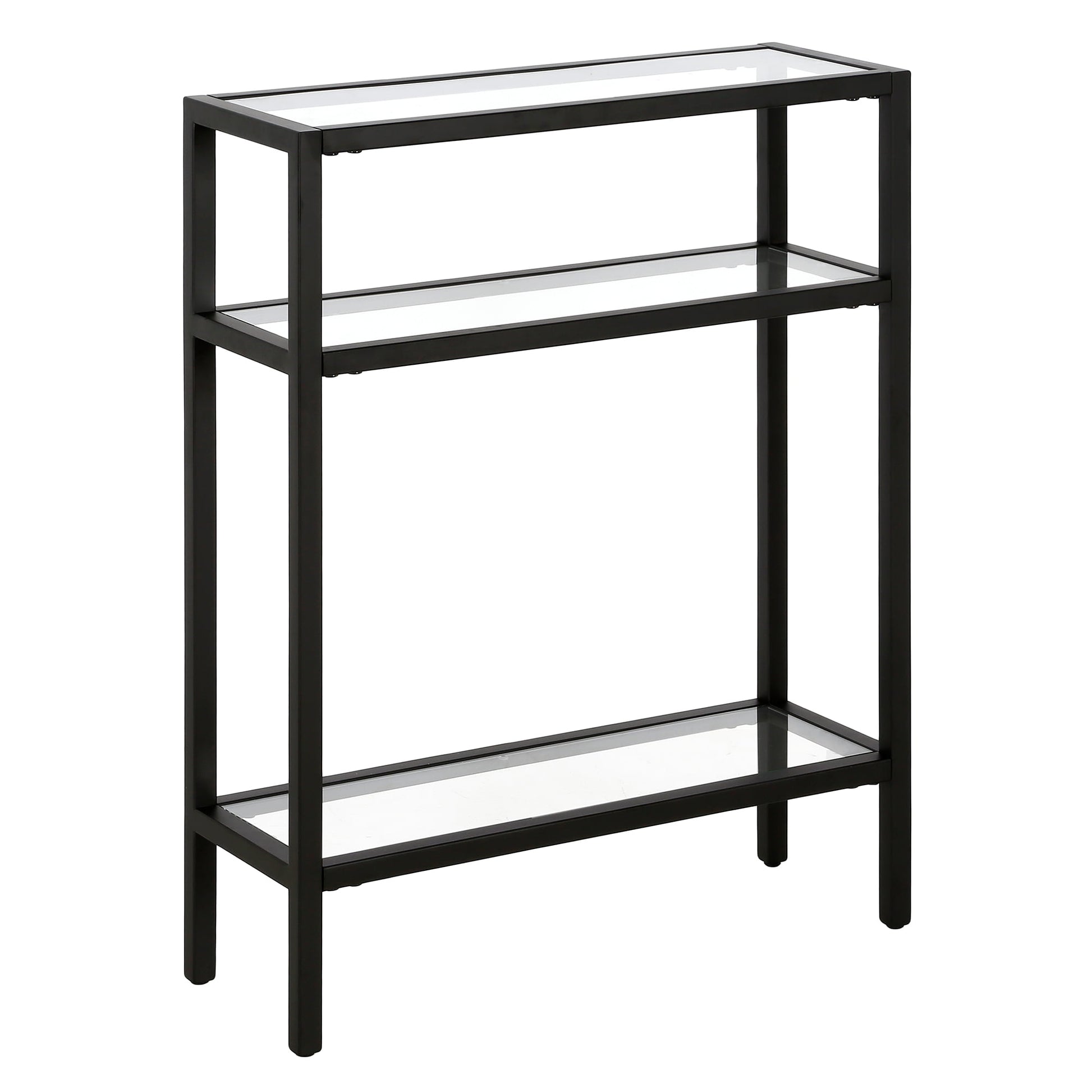 Evelyn&Zoe Sivil Mesa Consola Rectangular de 22" de Ancho, Bronce Ennegrecido