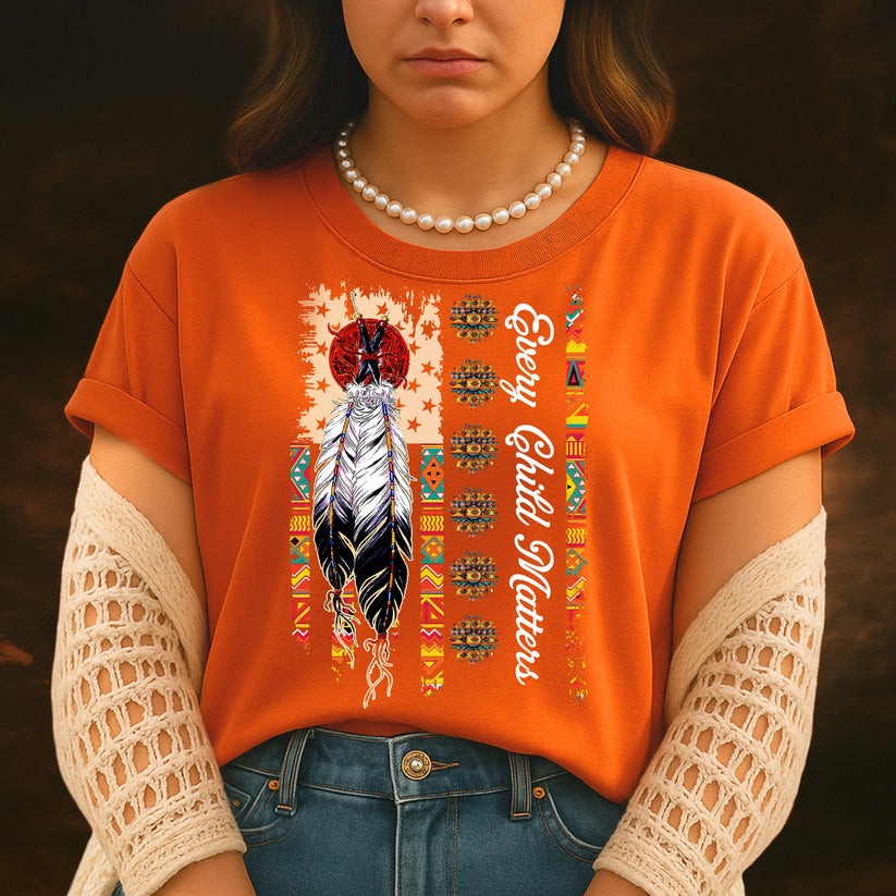 Every Child Matters Feathers For Orange Shirt Day