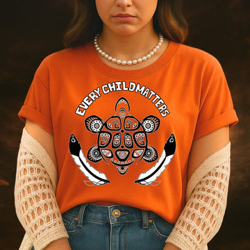 Every Child Matters Native Turtle Native American Unisex T-Shirt