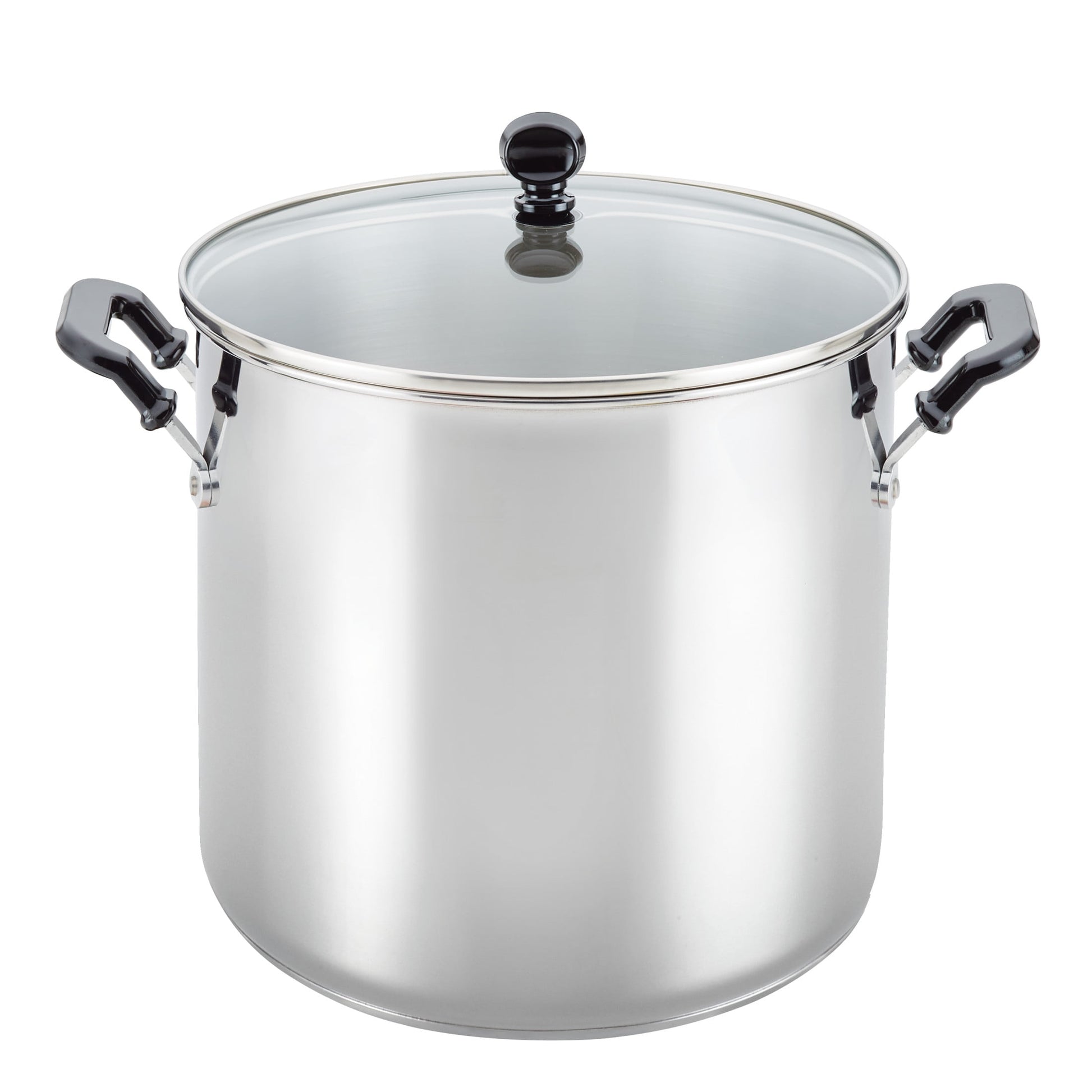 Farberware Classic Series 11 Quart Stainless Steel Stockpot with Lid, Induction Compatible, Metal Utensil and Dishwasher Safe, Stainless Steel