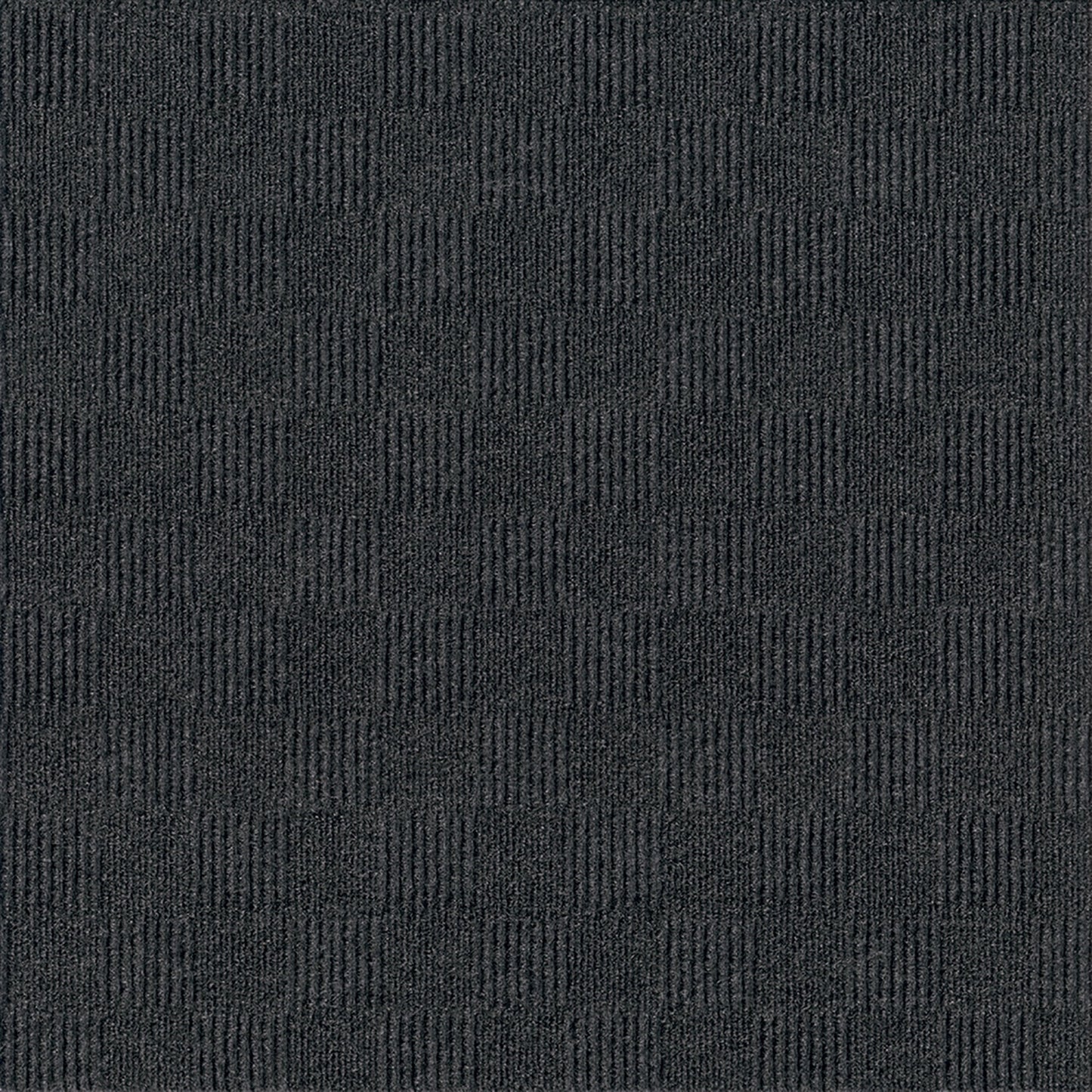 Foss Floors Masonry Black Ice Carpet Tiles - 24" x 24" Indoor/Outdoor, Peel and Stick Carpet Tiles - 60 sq. ft. per box â€“ Pack of 15 Tiles