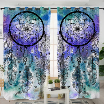 Full Color Dream Catcher Living Room Curtain