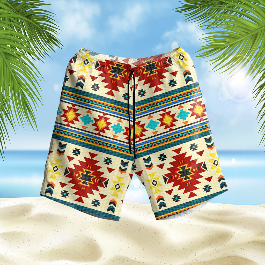 Full Color Southwest Hawaiian Shorts