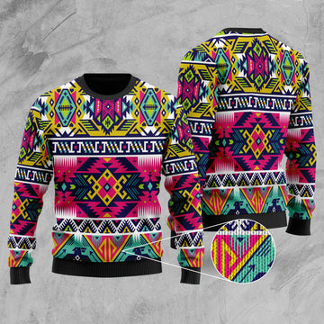 Full Color Thunder Bird Native American Sweater