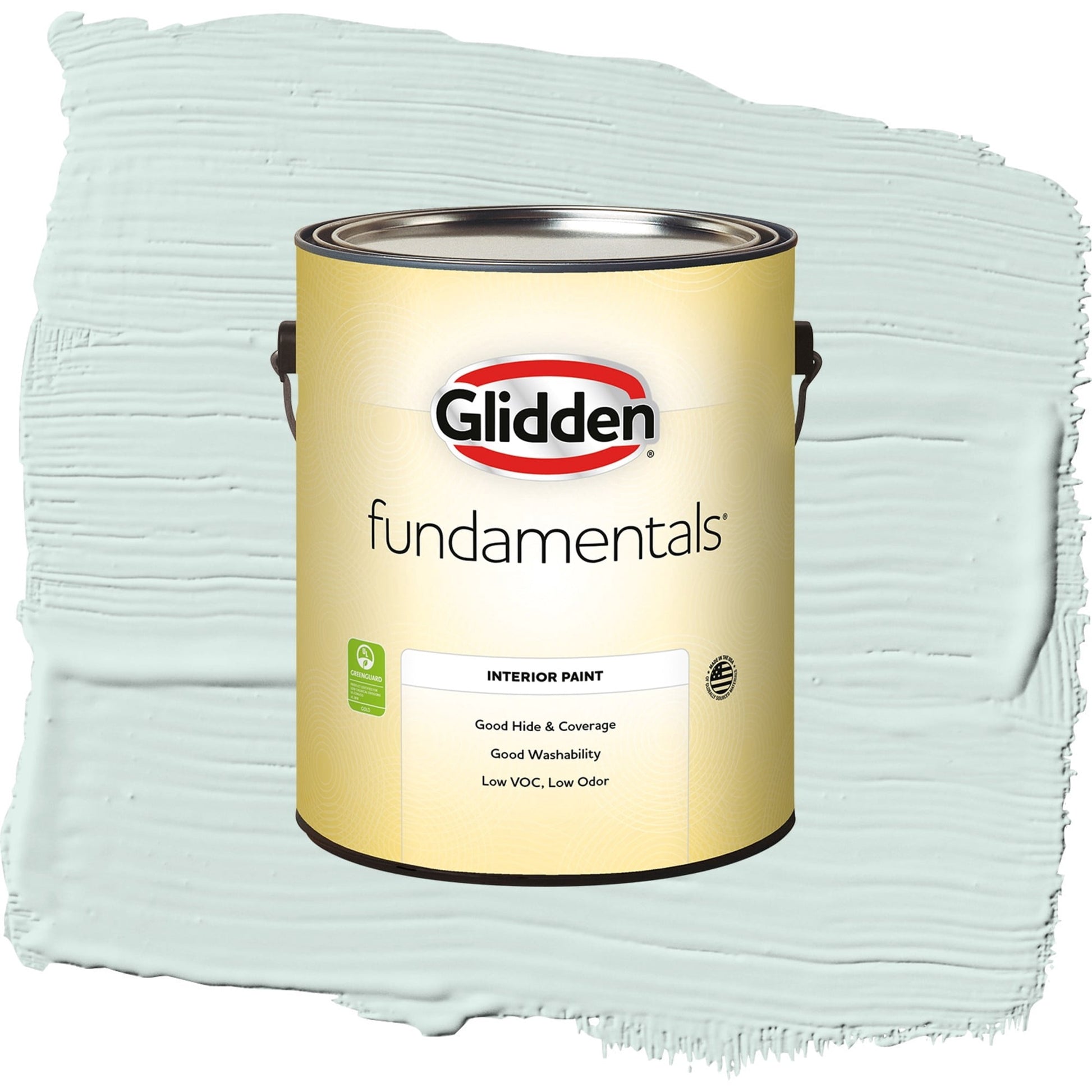 Fundamentals Morning Breeze Interior Paint Semi Gloss , 1 Gallon